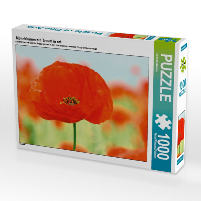 Mohnblumen-ein Traum in rot - CALVENDO Foto-Puzzle - calvendoverlag 29.99