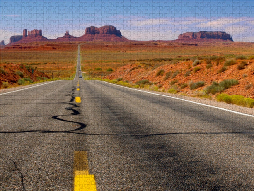Highway 163 zum Monument Valley - CALVENDO Foto-Puzzle - calvendoverlag 29.99