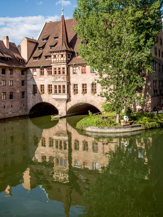 NÜRNBERG Heilig-Geist-Spital und Pegnitz - CALVENDO Foto-Puzzle - calvendoverlag 29.99