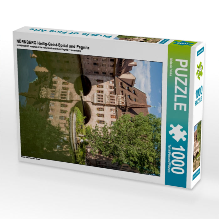 NÜRNBERG Heilig-Geist-Spital und Pegnitz - CALVENDO Foto-Puzzle - calvendoverlag 29.99