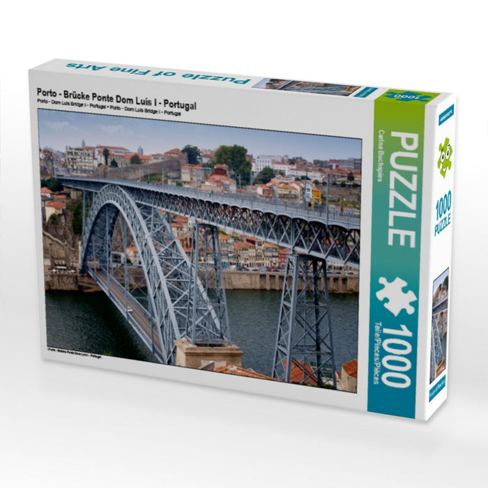Porto - Brücke Ponte Dom Luís I - Portugal - CALVENDO Foto-Puzzle - calvendoverlag 29.99