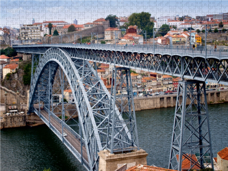 Porto - Brücke Ponte Dom Luís I - Portugal - CALVENDO Foto-Puzzle - calvendoverlag 29.99
