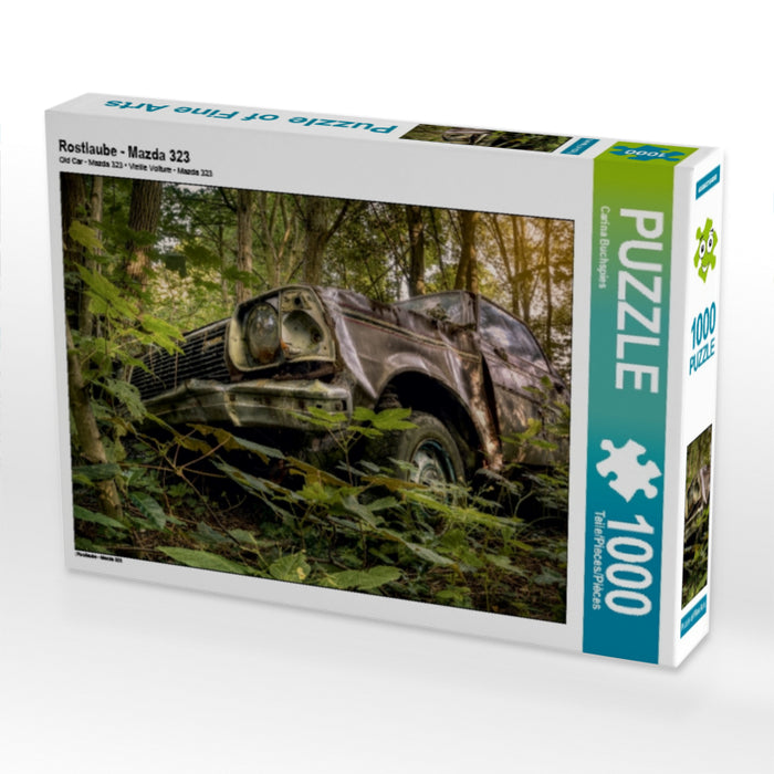 Rostlaube - Mazda 323 - CALVENDO Foto-Puzzle - calvendoverlag 29.99