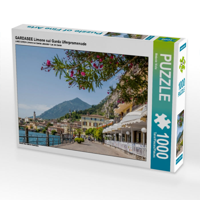 GARDASEE Limone sul Garda Uferpromenade - CALVENDO Foto-Puzzle - calvendoverlag 29.99