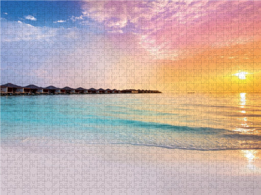 Sonnenuntergang auf Tahiti - CALVENDO Foto-Puzzle - calvendoverlag 29.99