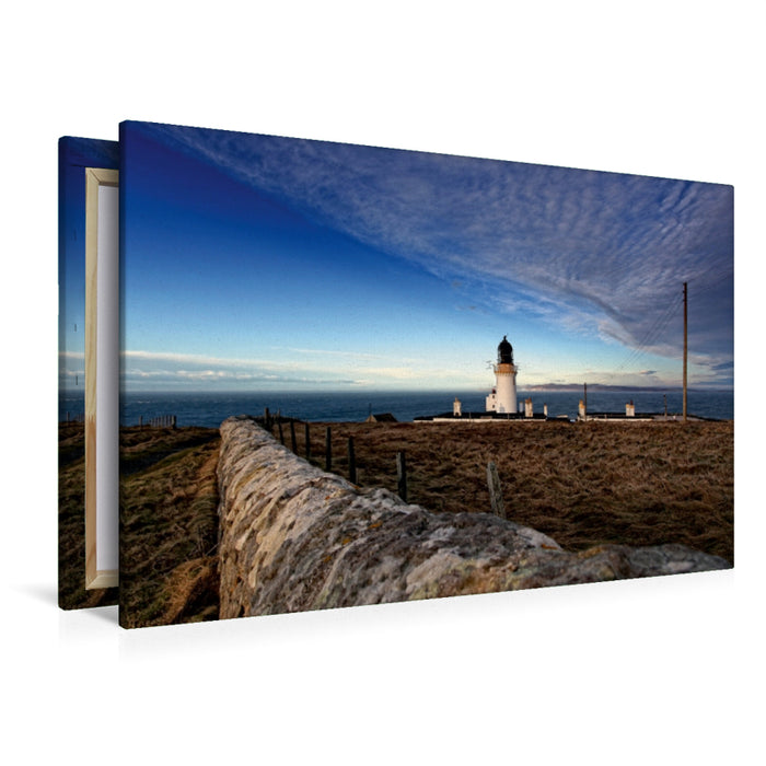 Toile textile haut de gamme Toile textile haut de gamme 120 cm x 80 cm paysage Écosse, Caithness, Dunnet Head 