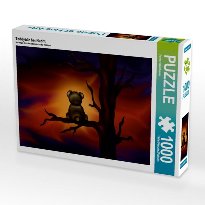 Teddybär bei Nacht - CALVENDO Foto-Puzzle - calvendoverlag 29.99