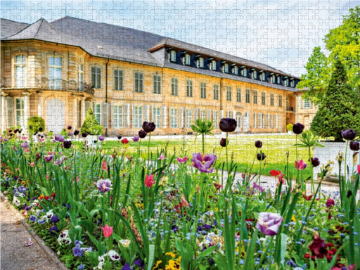 Blumen vor dem Neuen Schloss Bayreuth - CALVENDO Foto-Puzzle - calvendoverlag 29.99