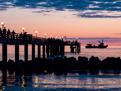 Seebrücke Wustrow am Abend - CALVENDO Foto-Puzzle - calvendoverlag 29.99