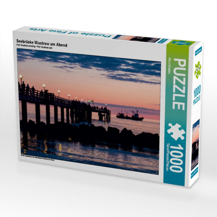 Seebrücke Wustrow am Abend - CALVENDO Foto-Puzzle - calvendoverlag 29.99