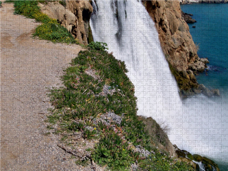 Wasserfall im Ortsteil Lala in Side - CALVENDO Foto-Puzzle - calvendoverlag 29.99