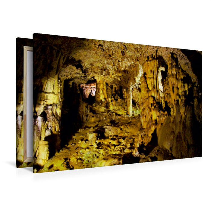 Premium Textil-Leinwand Premium Textil-Leinwand 120 cm x 80 cm quer Ein Motiv aus dem Kalender Höhlenwelten
