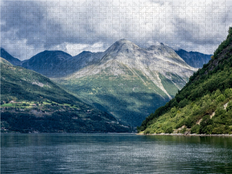 Blick auf dem Storfjord - CALVENDO Foto-Puzzle - calvendoverlag 29.99