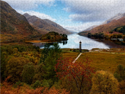 Glenfinnan Monument, Schottland - CALVENDO Foto-Puzzle - calvendoverlag 29.99