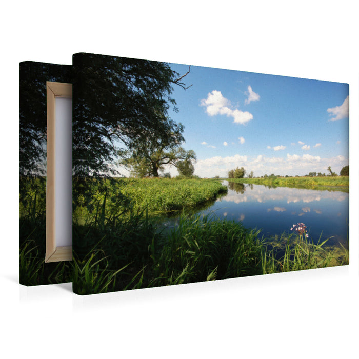 Premium textile canvas Premium textile canvas 45 cm x 30 cm landscape Summer Havelland 