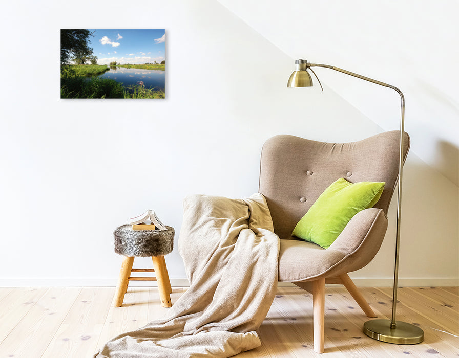 Premium textile canvas Premium textile canvas 45 cm x 30 cm landscape Summer Havelland 