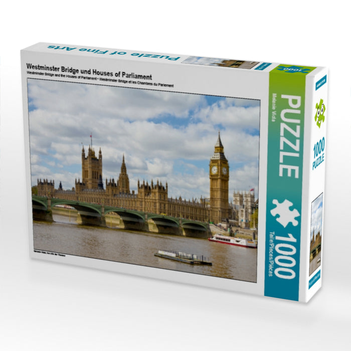 Westminster Bridge und Houses of Parliament - CALVENDO Foto-Puzzle - calvendoverlag 29.99