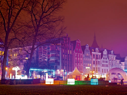 Rostock am Abend - CALVENDO Foto-Puzzle - calvendoverlag 29.99