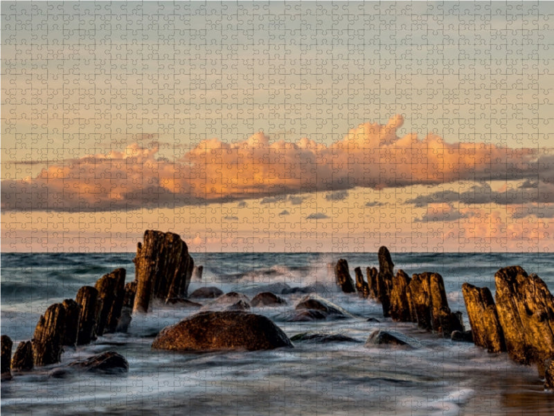 Buhnen an der Ostseeküste - CALVENDO Foto-Puzzle - calvendoverlag 29.99