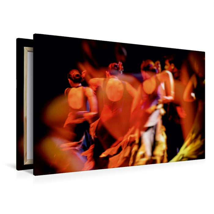 Toile textile premium Toile textile premium 120 cm x 80 cm paysage Un motif du calendrier Flamenco - Danse de la Passion 