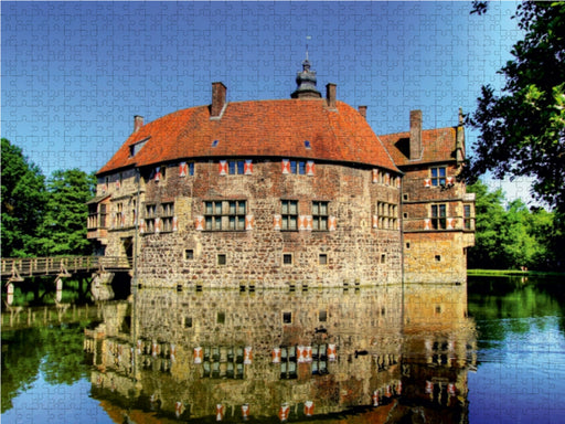 Burg Vischering in Lüdinghausen ursprünglich 1271 erbaut. Wiederaufbau Mitte des 16.Jahrhunderts - CALVENDO Foto-Puzzle - calvendoverlag 29.99