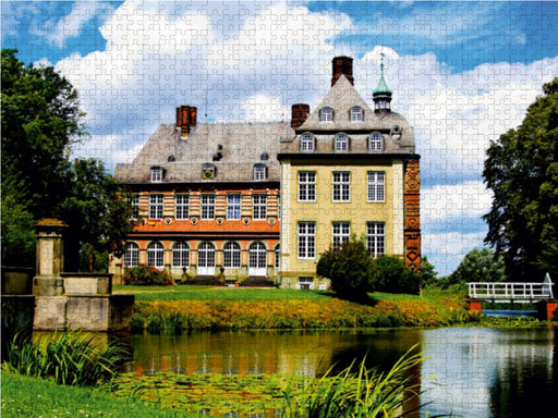 Schloss Hovestadt - die heutige Wasserburg mit Hauptschloss wurde 1563-1572 erbaut. - CALVENDO Foto-Puzzle - calvendoverlag 29.99