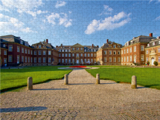 Schloss Nordkirchen, Haupteingang mit Ehrenhof - CALVENDO Foto-Puzzle - calvendoverlag 29.99