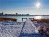 Winter an der Warnow in Rostock - CALVENDO Foto-Puzzle - calvendoverlag 29.99