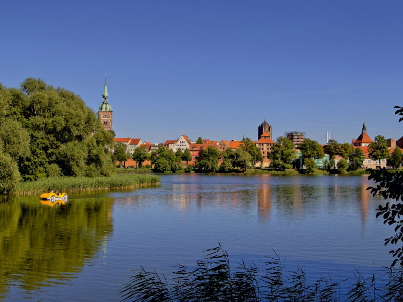 Stralsund, gegründet 1234. Historische Architektur und Giebelhäuser auf der Altstadtinsel - CALVENDO Foto-Puzzle - calvendoverlag 29.99