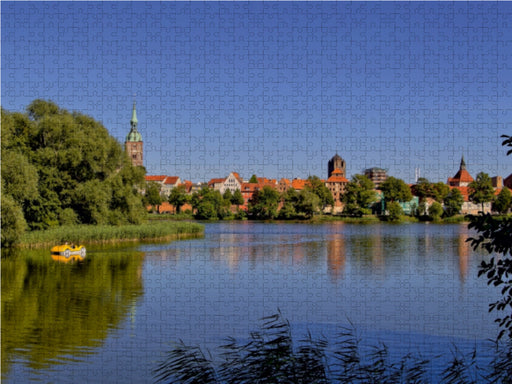 Stralsund, gegründet 1234. Historische Architektur und Giebelhäuser auf der Altstadtinsel - CALVENDO Foto-Puzzle - calvendoverlag 29.99