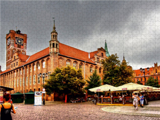 Das altstädtische Rathaus, entstand Ende des 14. Jh. im gotischen Still. - CALVENDO Foto-Puzzle - calvendoverlag 29.99