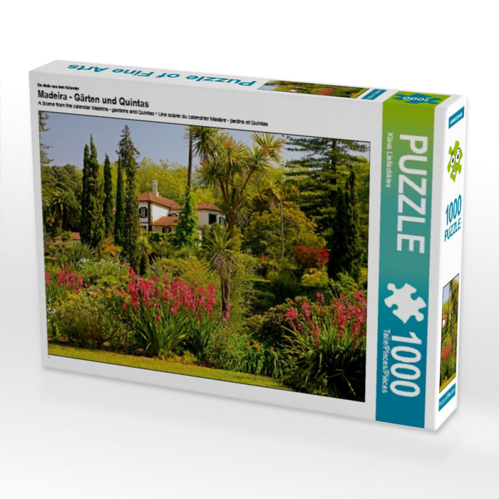 Madeira - Gärten und Quintas - CALVENDO Foto-Puzzle - calvendoverlag 29.99