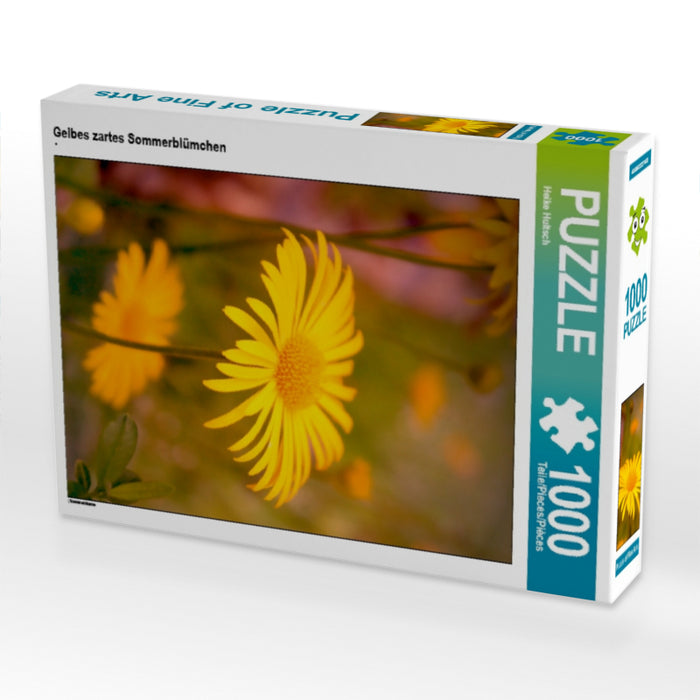 Gelbes zartes Sommerblümchen - CALVENDO Foto-Puzzle - calvendoverlag 29.99