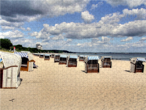 Strand in Timmendorf - CALVENDO Foto-Puzzle - calvendoverlag 29.99