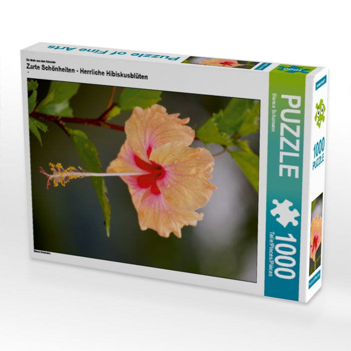 Zarte Schönheiten - Herrliche Hibiskusblüten - CALVENDO Foto-Puzzle - calvendoverlag 29.99