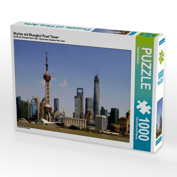 Skyline mit Shanghai Pearl Tower - CALVENDO Foto-Puzzle - calvendoverlag 29.99