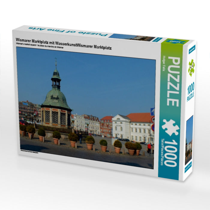 Wismarer Marktplatz - CALVENDO Foto-Puzzle - calvendoverlag 29.99