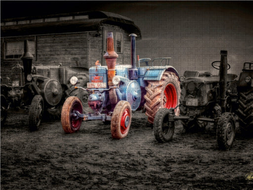Oldtimer Traktoren Lanz-Bulldog - CALVENDO Foto-Puzzle - calvendoverlag 29.99
