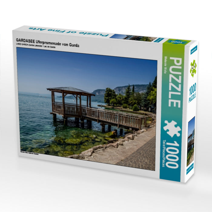 GARDASEE Uferpromenade von Garda - CALVENDO Foto-Puzzle - calvendoverlag 29.99