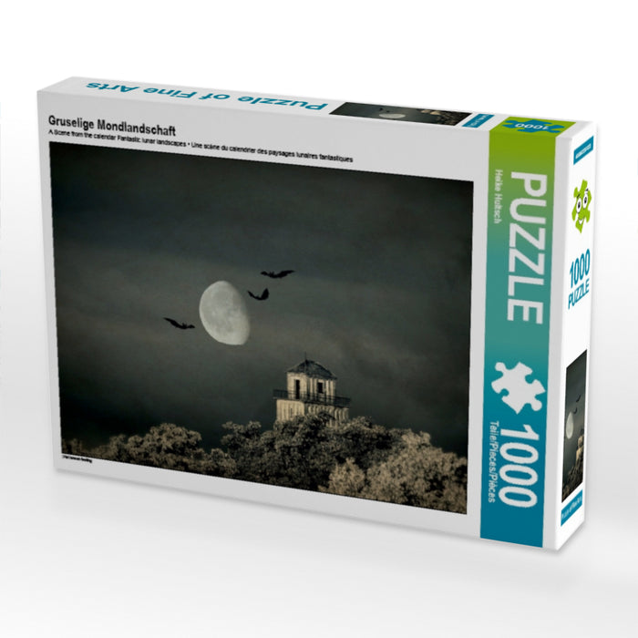 Gruselige Mondlandschaft - CALVENDO Foto-Puzzle - calvendoverlag 29.99