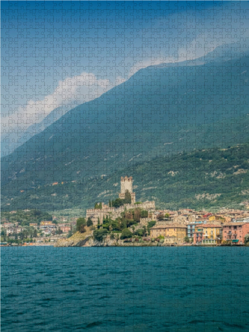 MALCESINE Skaligerkastell und Altstadt - CALVENDO Foto-Puzzle - calvendoverlag 29.99