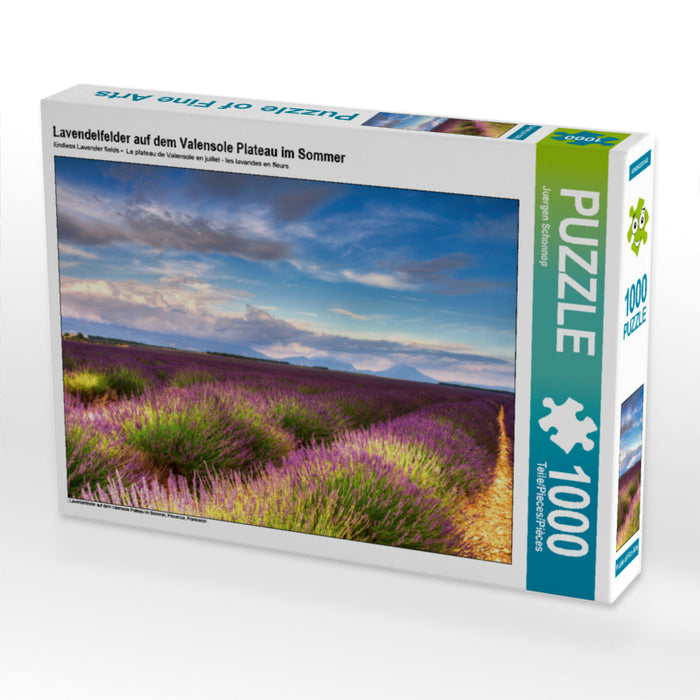 Lavendelfelder auf dem Valensole Plateau im Sommer - CALVENDO Foto-Puzzle - calvendoverlag 29.99