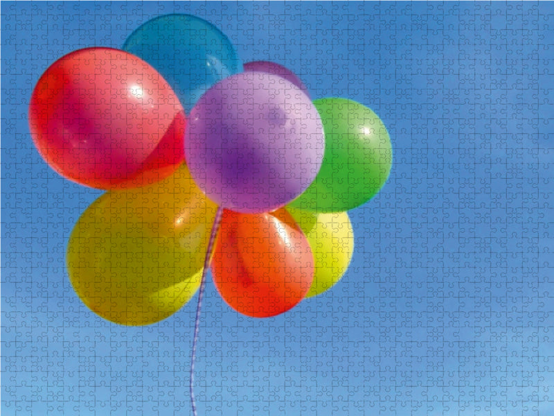 Luftballons am blauen Himmel - CALVENDO Foto-Puzzle - calvendoverlag 29.99