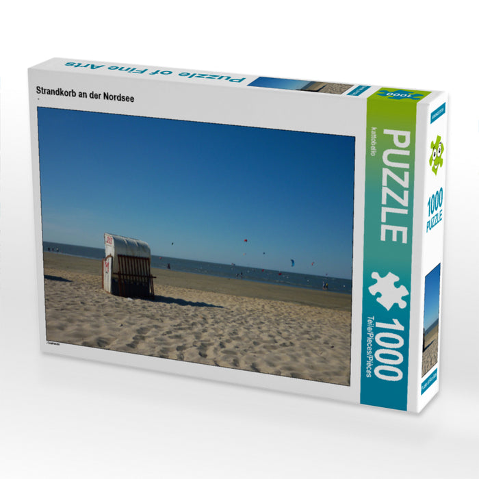 Strandkorb an der Nordsee - CALVENDO Foto-Puzzle - calvendoverlag 29.99