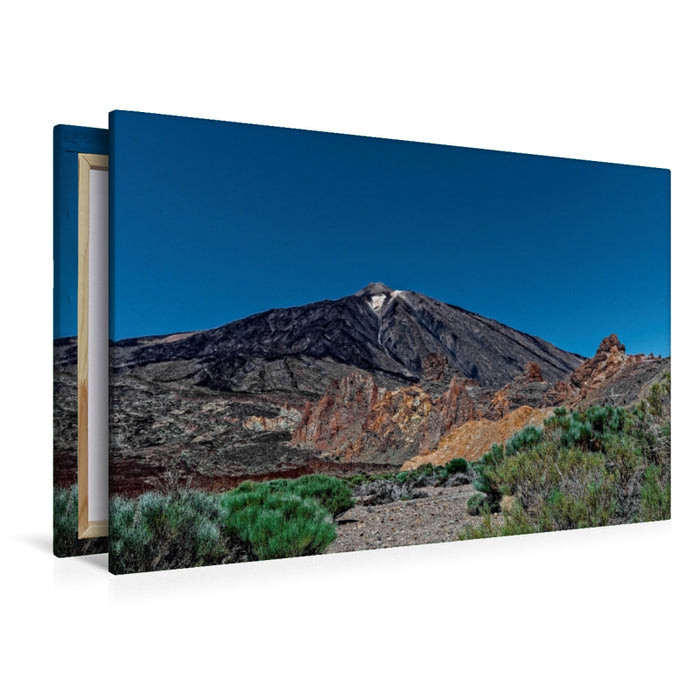 Toile textile premium Toile textile premium 120 cm x 80 cm paysage Teide - Parc National 