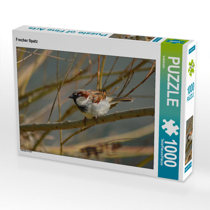 Frecher Spatz - CALVENDO Foto-Puzzle - calvendoverlag 29.99