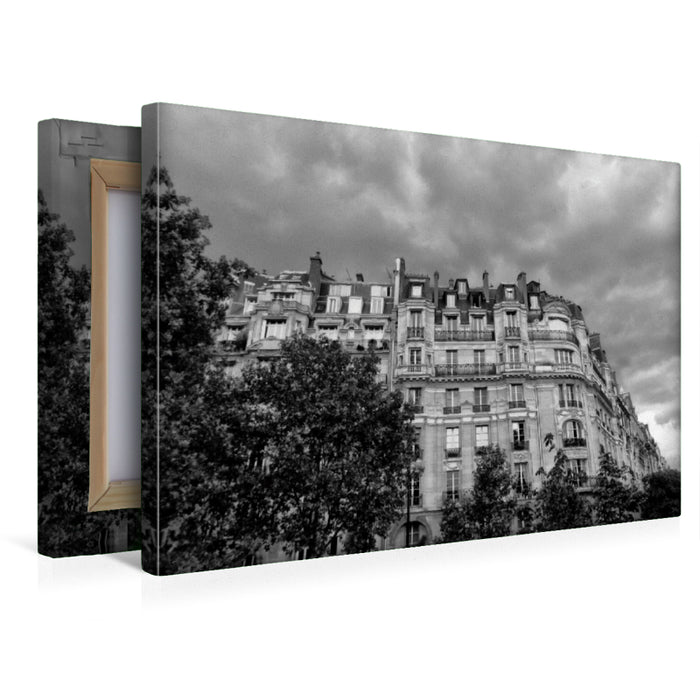 Premium Textil-Leinwand Premium Textil-Leinwand 45 cm x 30 cm quer Historisches Gebäude in Paris