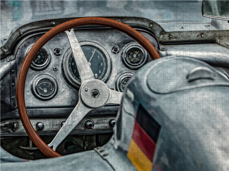 Mercedes Benz 300 SLR, 1957. 2975 ccm, 215 PS, 250 kmh - CALVENDO Foto-Puzzle - calvendoverlag 29.99