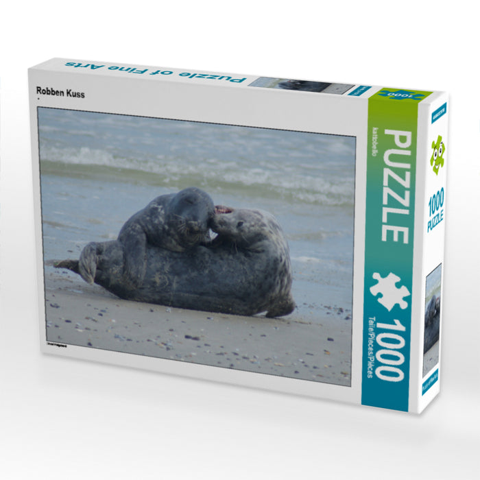 Robben Kuss - CALVENDO Foto-Puzzle - calvendoverlag 29.99