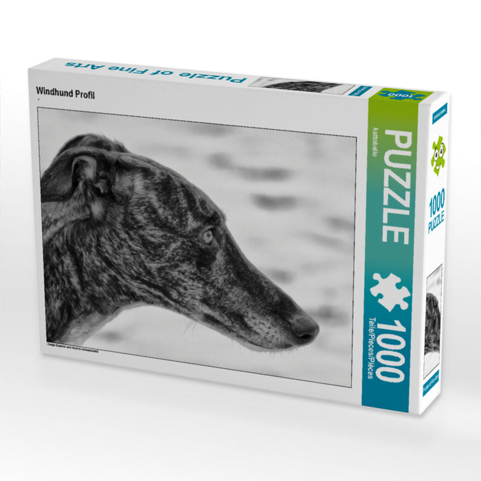 Windhund Profil - CALVENDO Foto-Puzzle - calvendoverlag 29.99